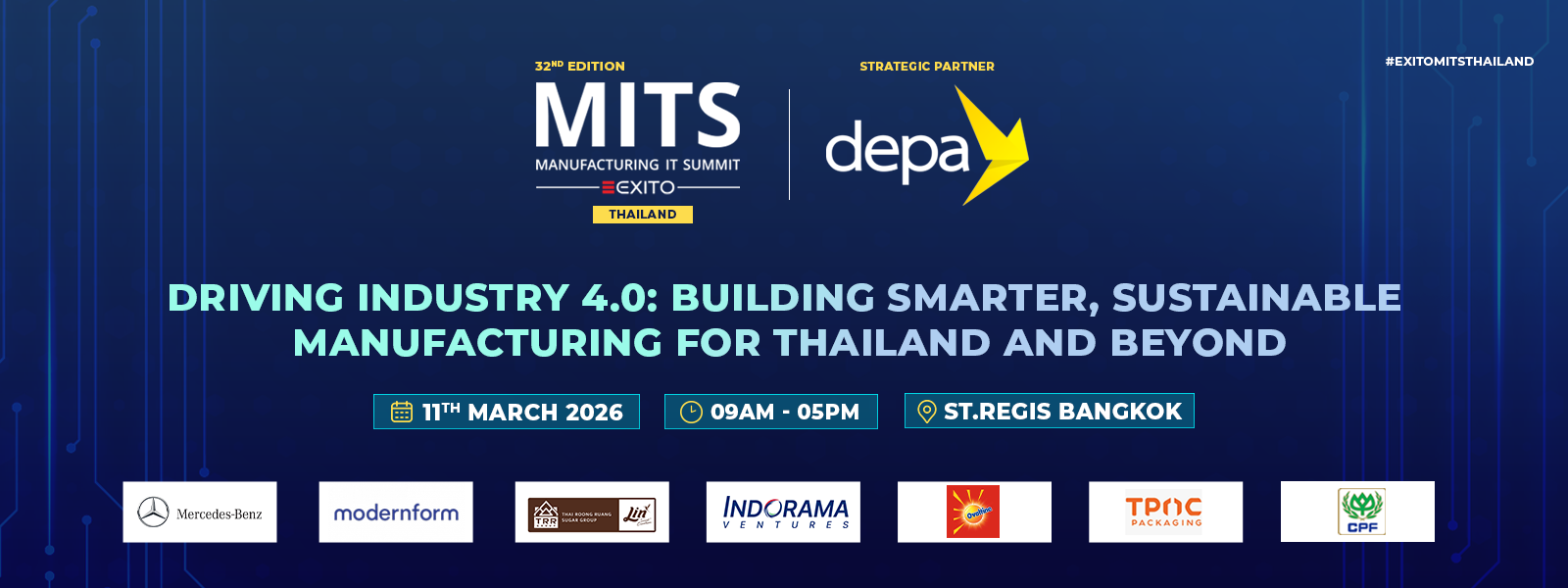 depa ได้เข้าร่วมเป็น Strategic Partner ในงาน The Manufacturing IT Summit Thailand 2026 depa ได้เข้าร่วมเป็น Strategic Partner ในงาน The Manufacturing IT Summit Thailand 2026